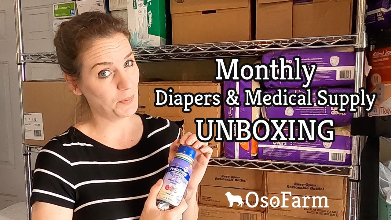 Monthly Medical / Diaper Supply UNBOXING