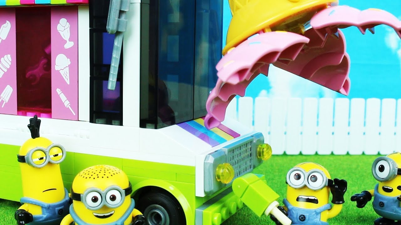 Despicable Me Minions Mega Blocks Ice Scream Truck