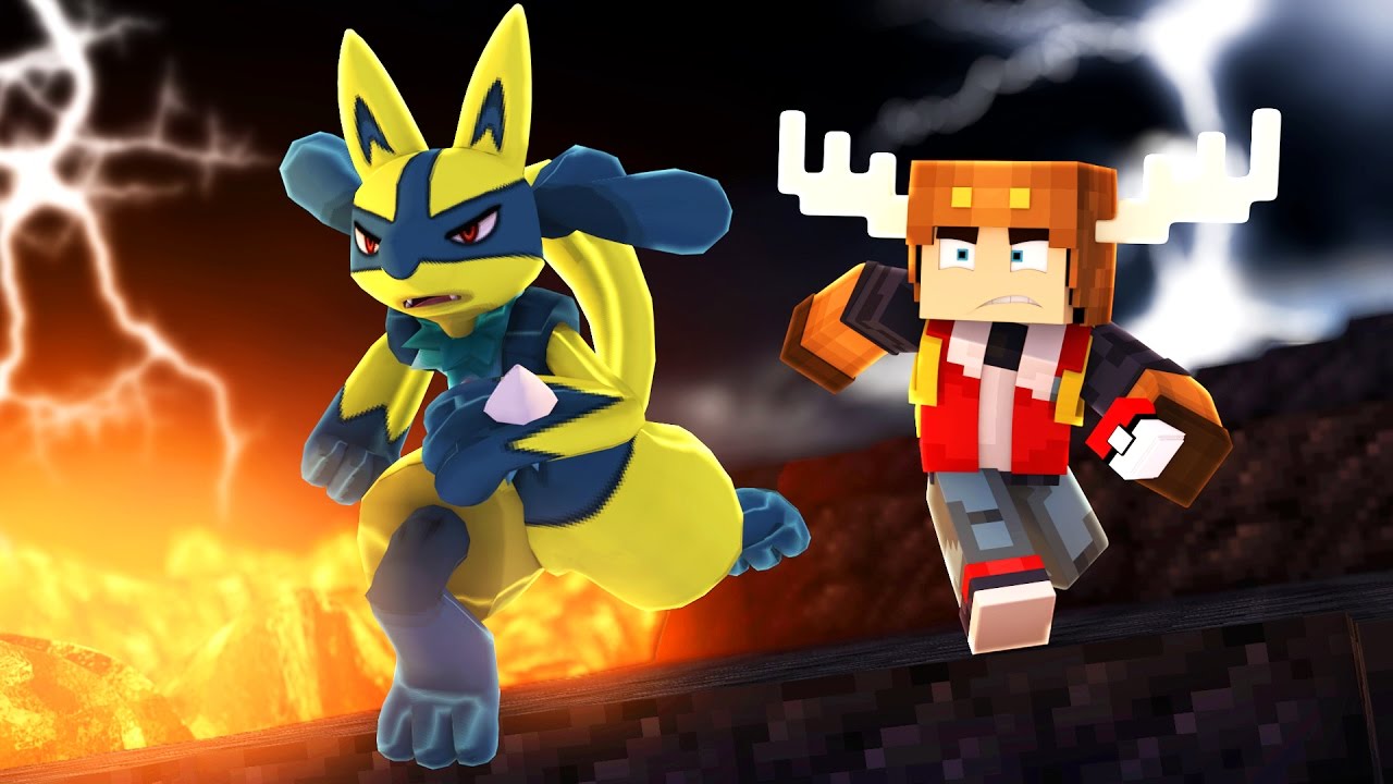 CATCHING SHINY LUCARIO IN POKEMON GO! (Minecraft Roleplay)