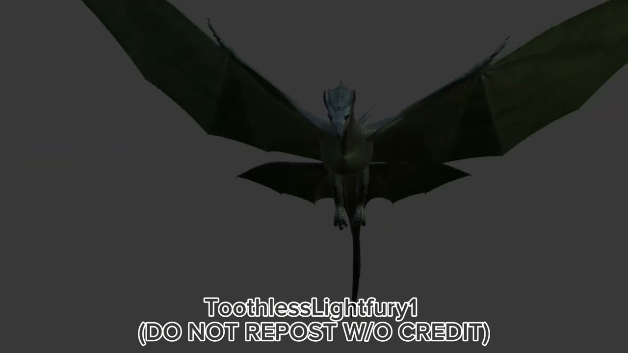 Wyvern flight animation test