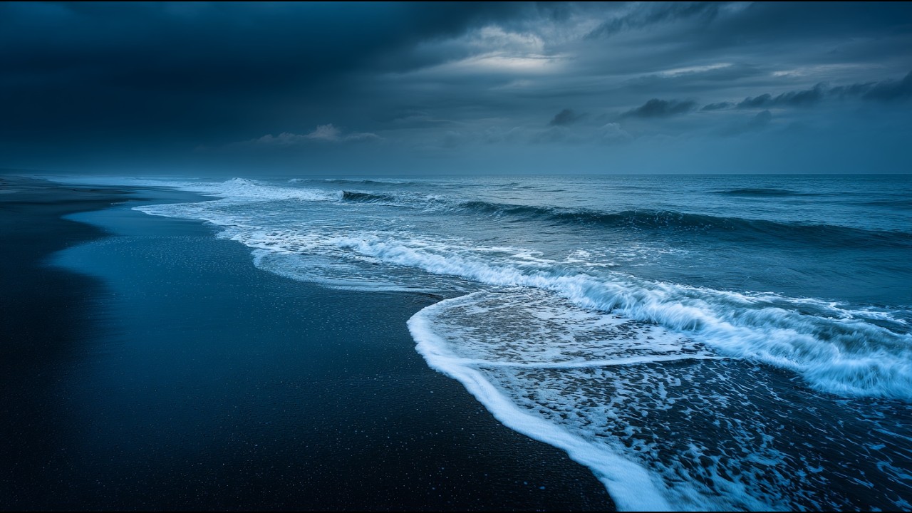 Gentle Ocean Waves Sounds | Ocean Sounds for Deep Sleep, Relaxation & Insomnia Relief