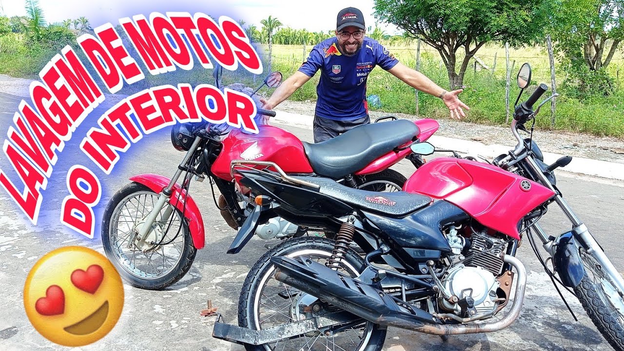 COMO LAVAR MOTO - LAVAGEM SIMPLES - LAVA JATO DE QUINTAL