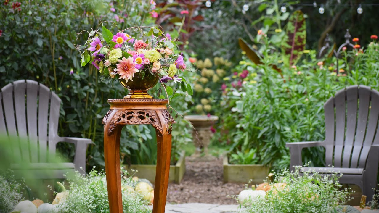 COTTAGE LANSCAPING IDEAS, Raised Bed Garden, Cut Flower Garden, Perennial and Shrub Gardens