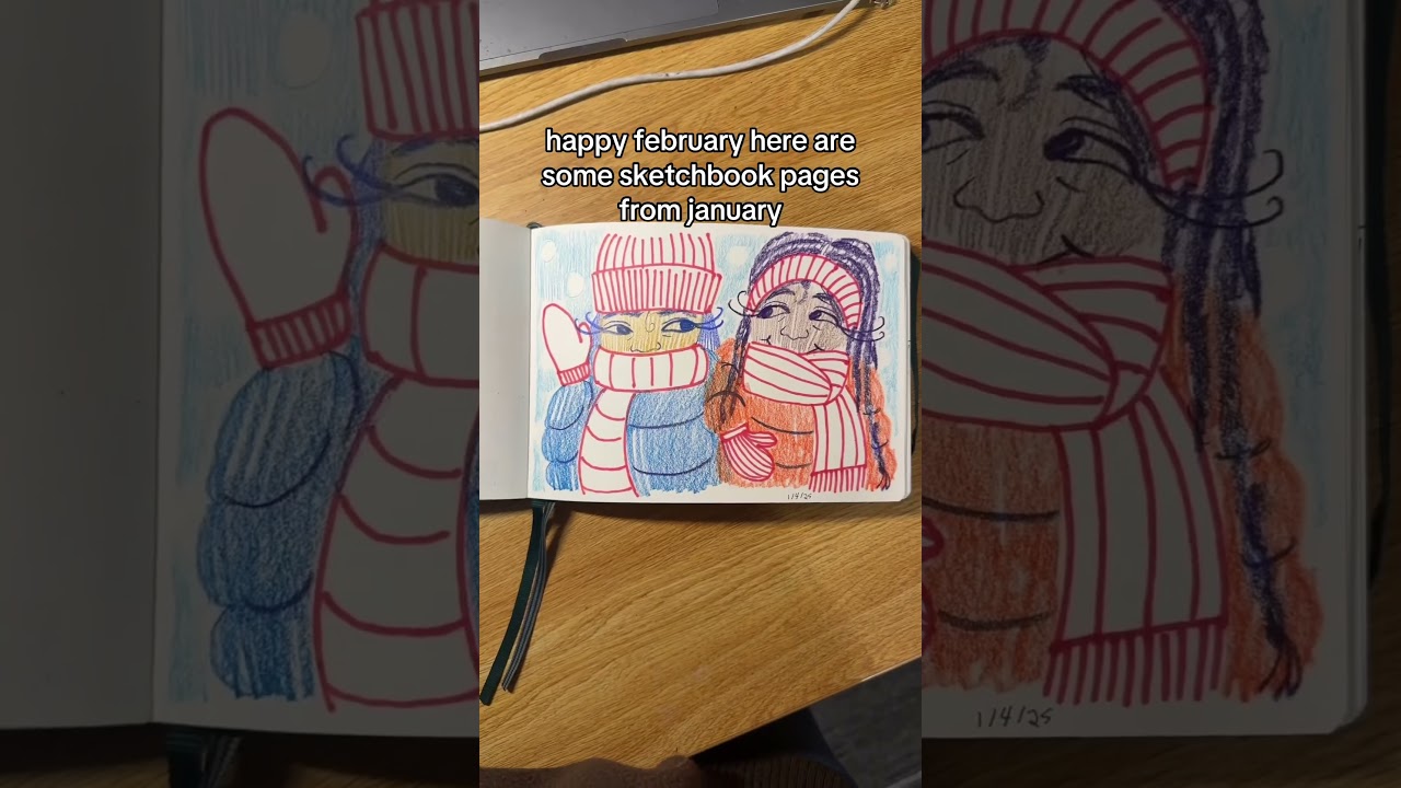 mini sketchbook tour #art
