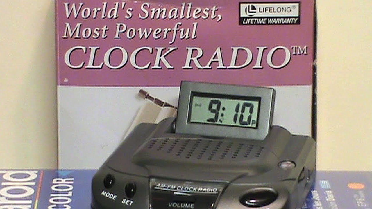 The world's smallest, most powerful clock radio&trade;