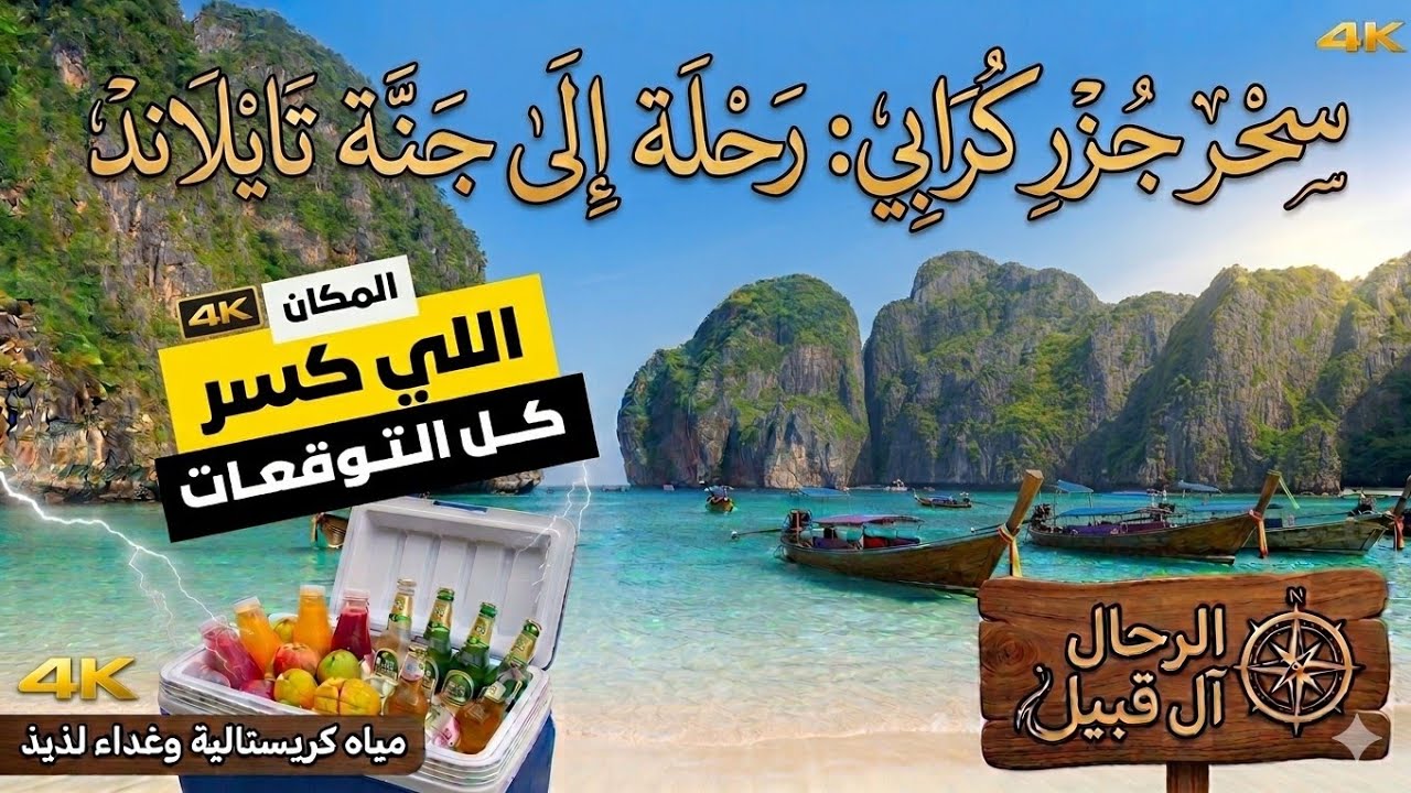 تايلاند-5جزر في كرابي : المياه الكريستالية والرمال البيضاء والغداء اللذيذ Tourist places in Thailand