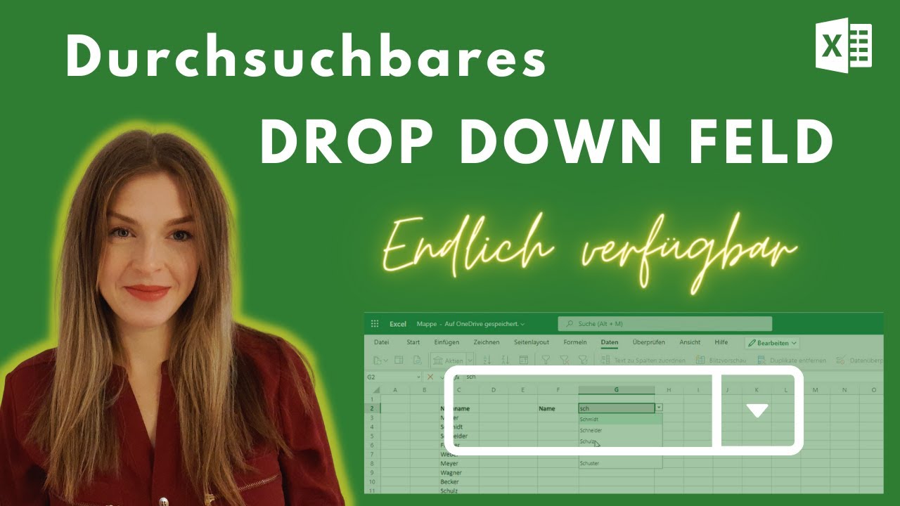 Durchsuchbares Drop Down Feld in Excel - jetzt verfügbar!