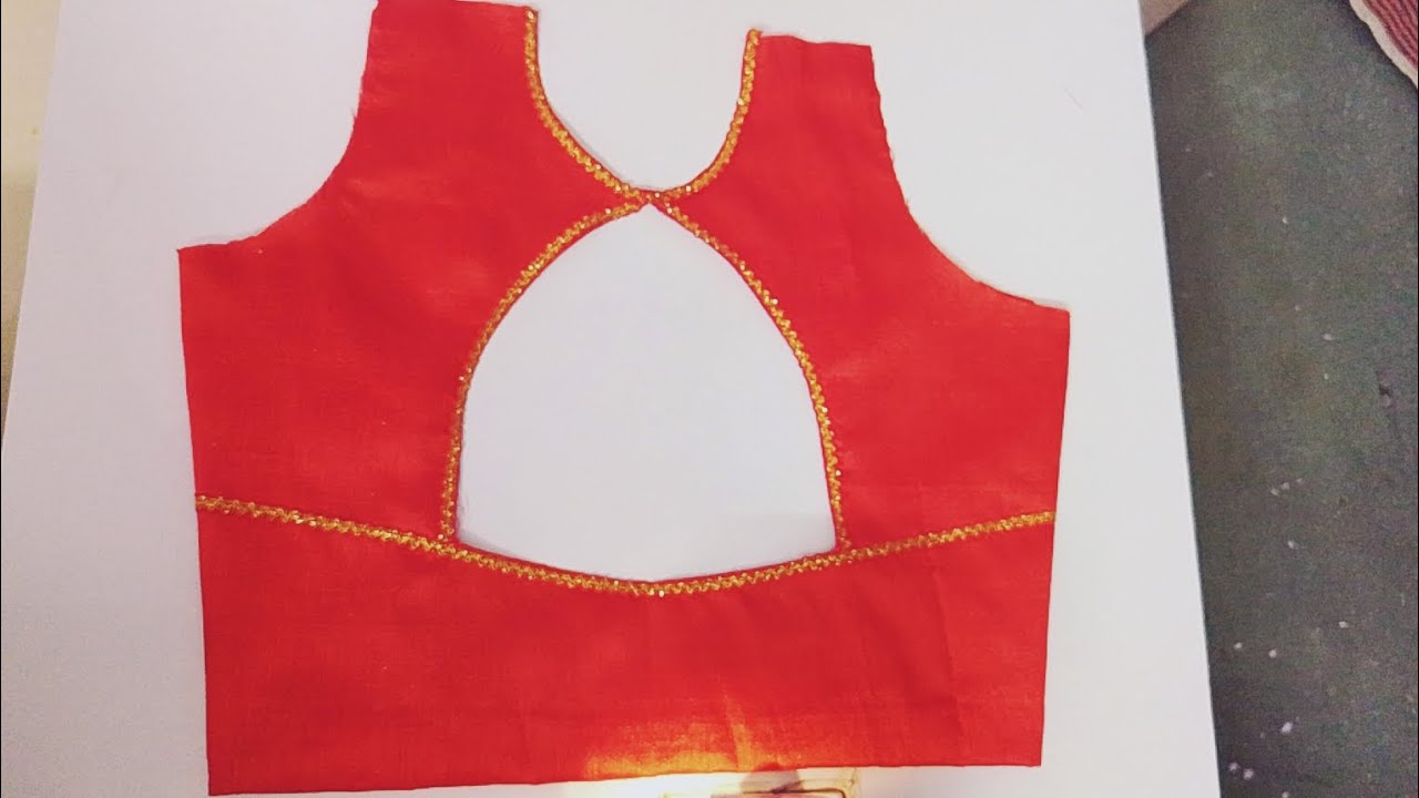 Blouse design cutting and stitching| boat neck blouse design| ब्लाउज का डिज़ाइन| blouse design