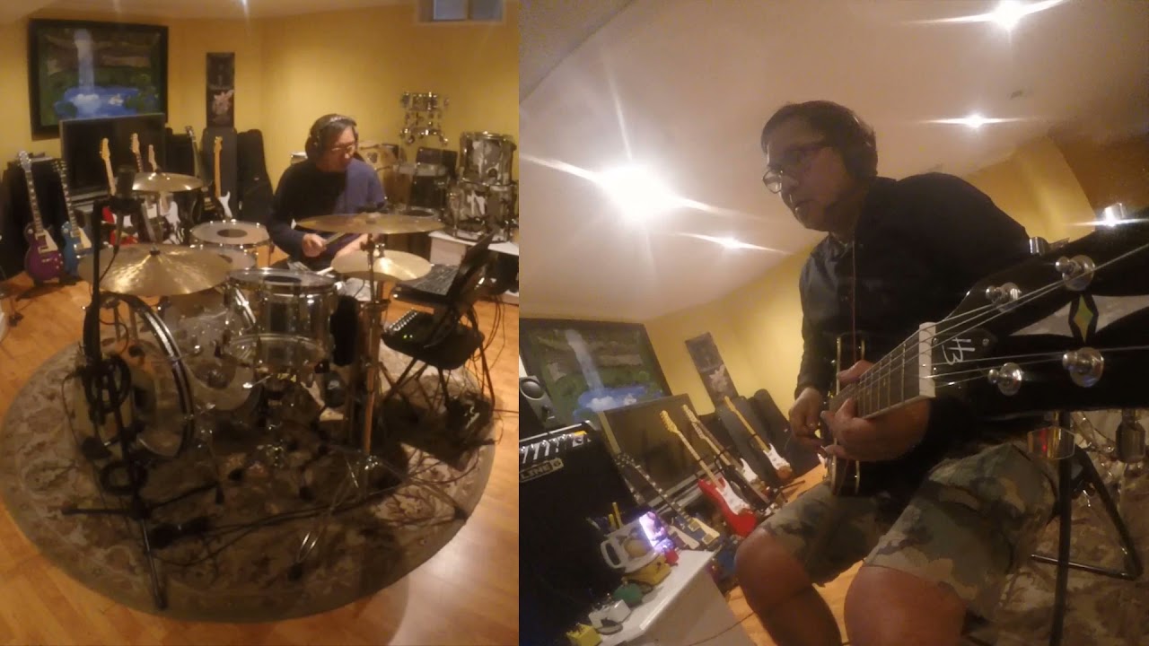 Wally's Blues drum and guitar cover.