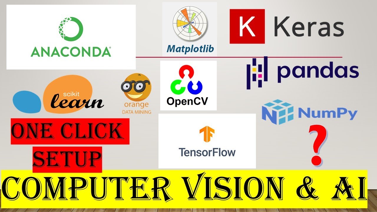Computer Vision and AI Environment Setup/ Single click all package installation.