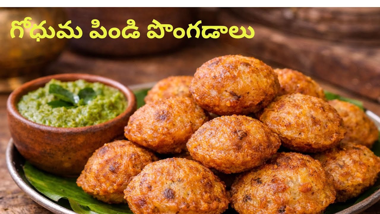 godhuma pindi pongadalu