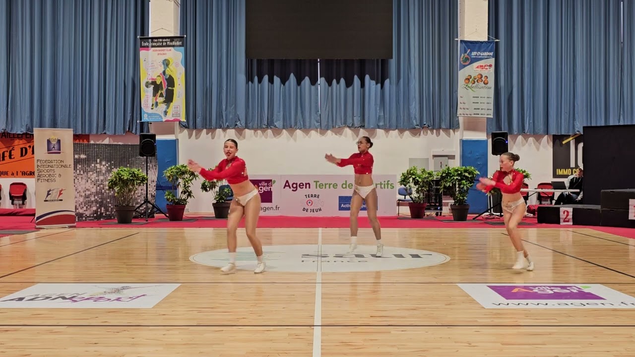 AEROBIC Elite Junior Trio - PACHECO Zoé, PECHABADEN Alix, RICHARD Candice (GSA47)