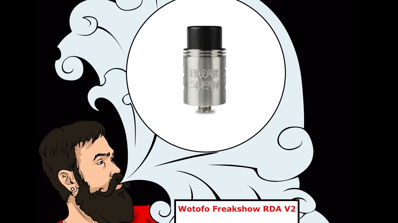 Vape обзор №156. Wotofo Freakshow RDA V2 👍 Очень годная дрипка хоть и 22 мм.