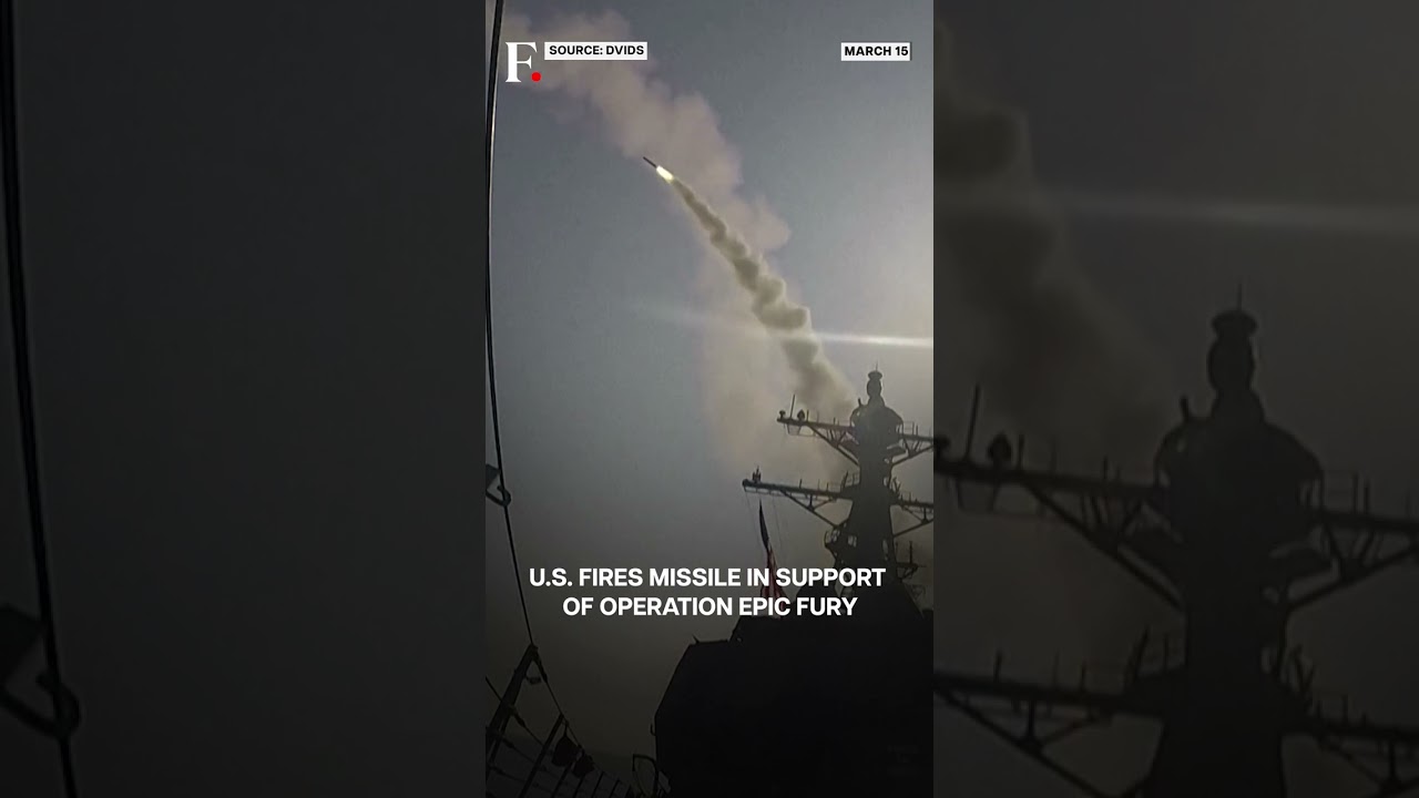WATCH: US Navy Fires Tomahawk Missile Against Iran | Subscribe to Firstpost
