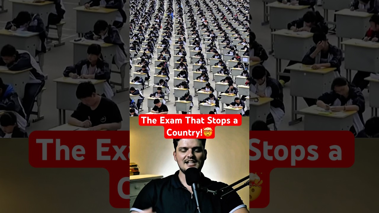 The Exam That Stops an Entire Country