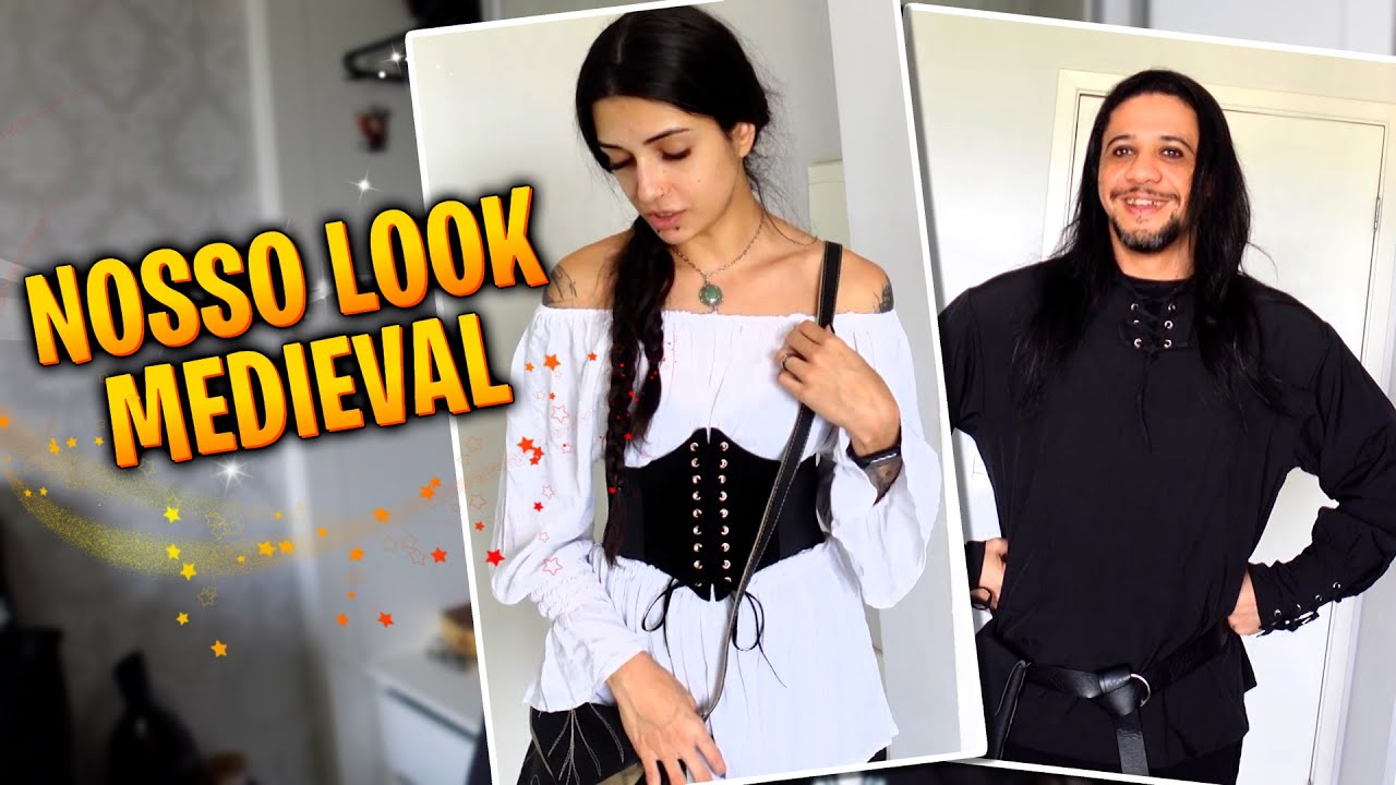 NOSSA ROUPA MEDIEVAL PARA UMA FESTA