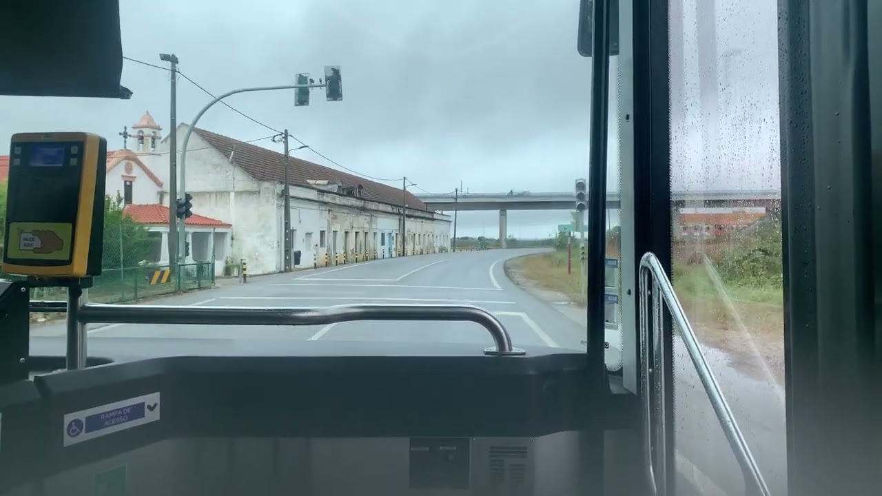 Lisbon, Bus TCB 10 ride from Coina to Santo André (Barreiro)