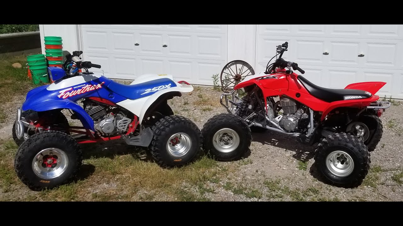 1991 Honda 250 X VS 2014 Honda 400 X 6-24-2020