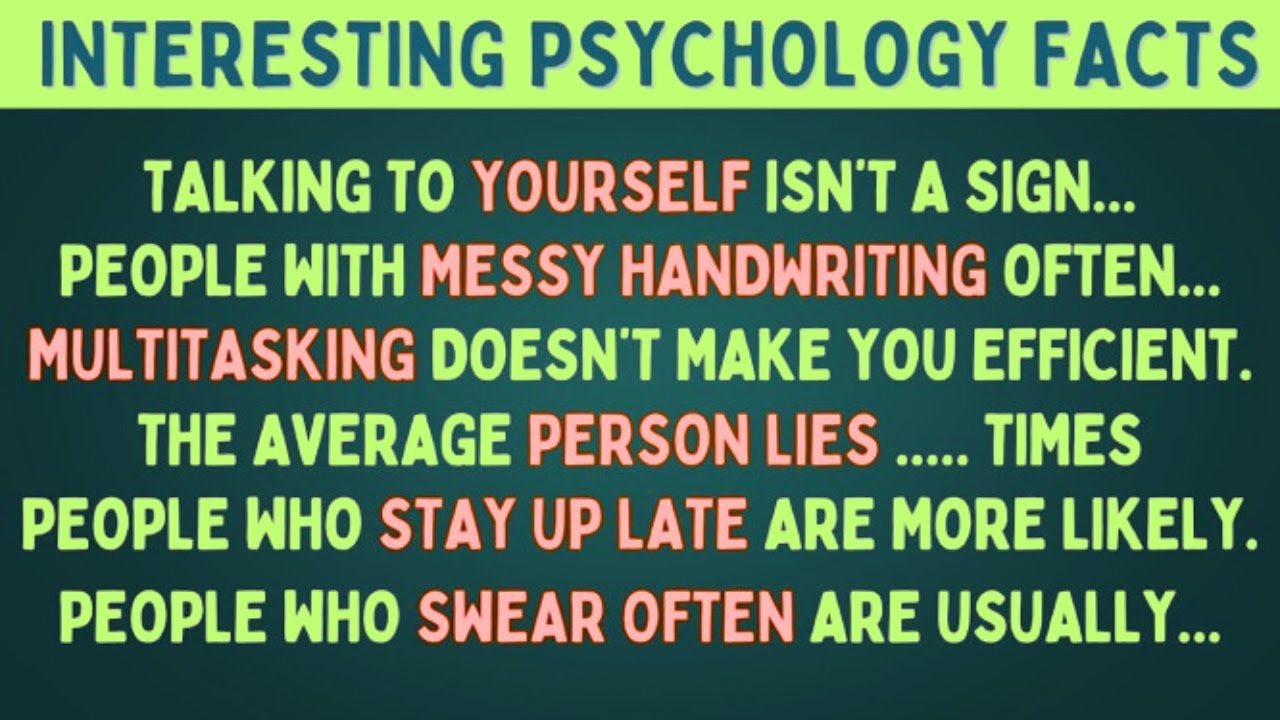 50 Interesting Psychology Facts About Human Behaviour