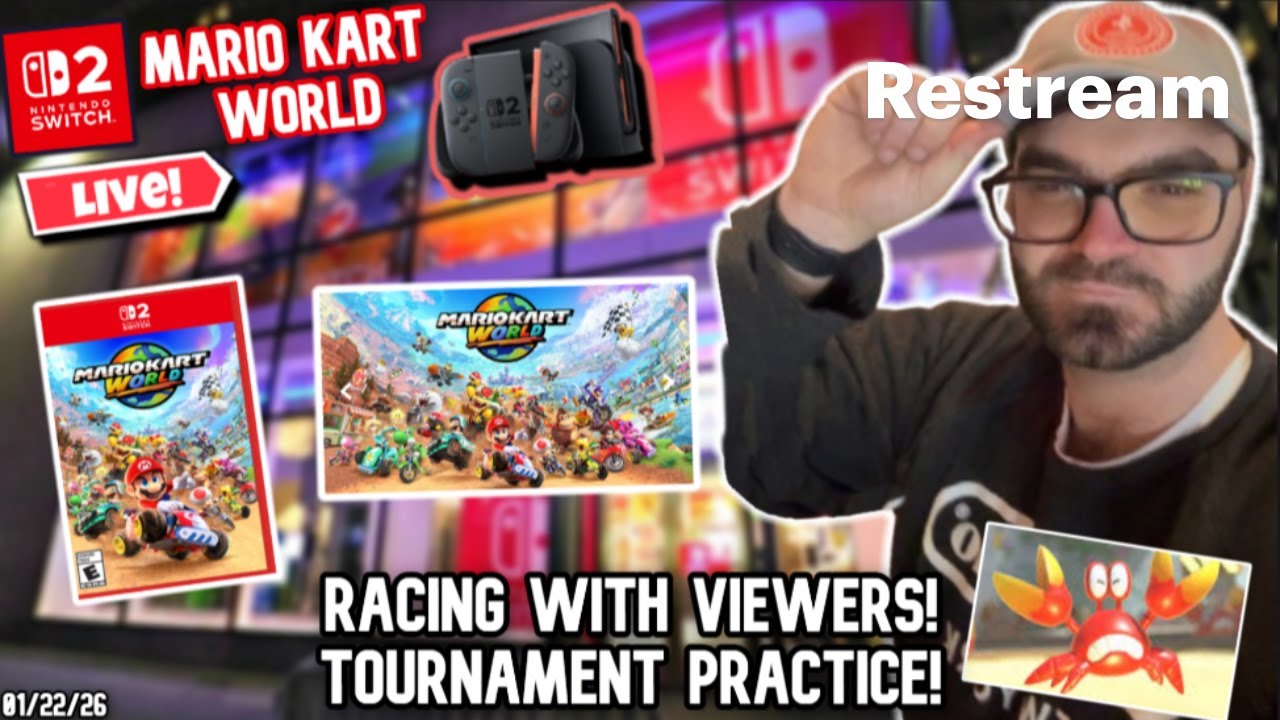 Mario Kart World Races With Viewers! Road to 3k