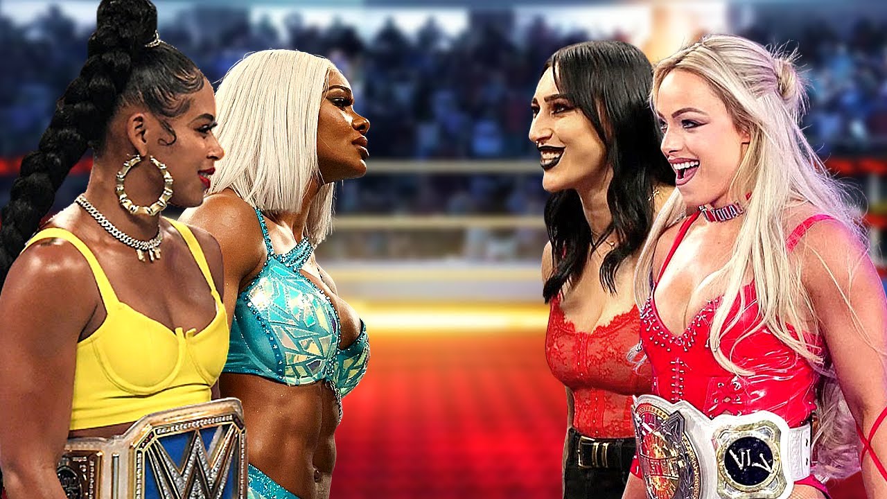 Full Match Bianca Belair and Jade Cargill vs Liv Morgan and Rhea Ripley | WWE 2K25 Gameplay