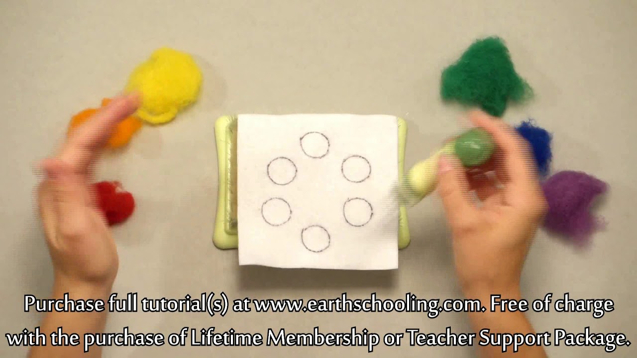 Introduction to Needle Felting: Waldorf Teacher and Parent Support Tutorial