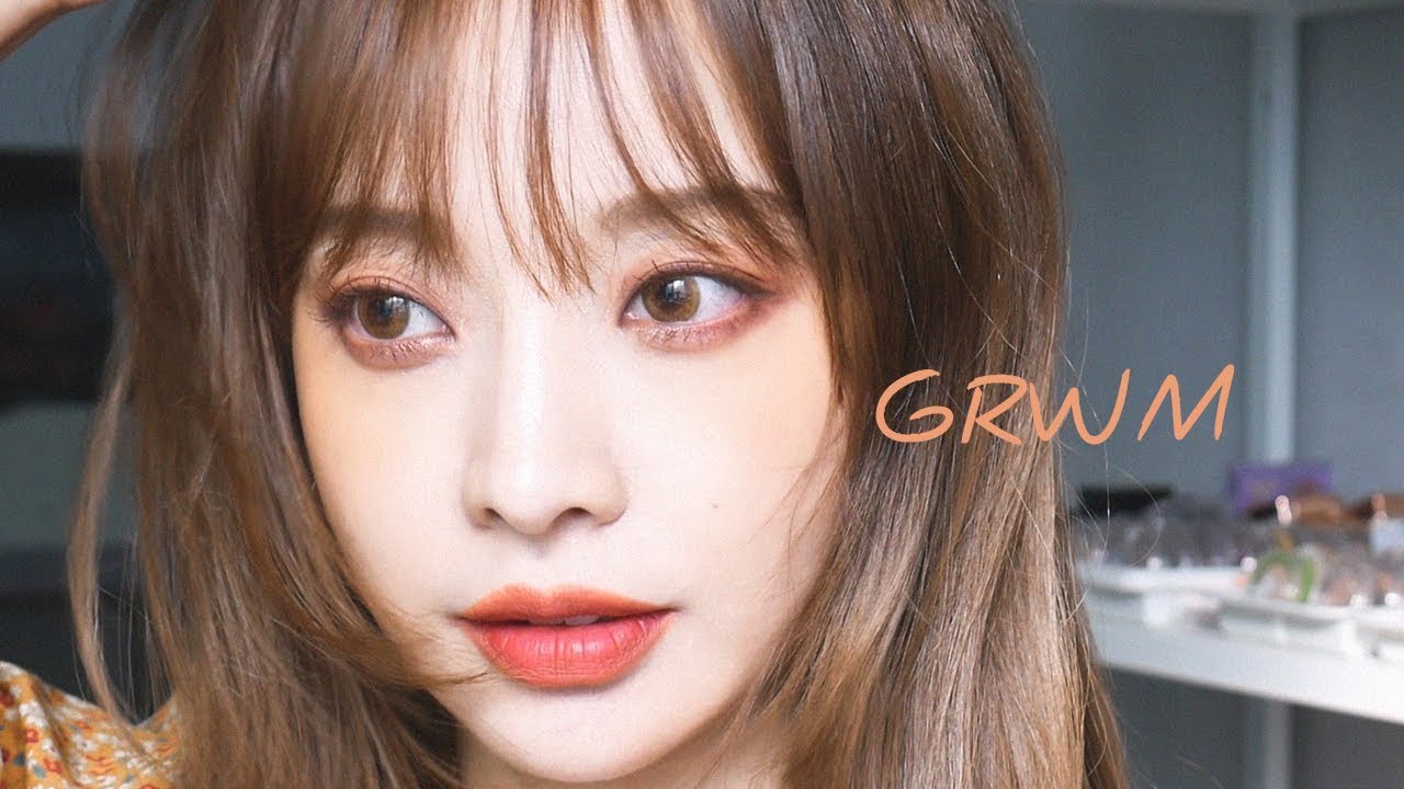GRWM 브릭 오렌지 메이크업! 기초부터 같이 준비해요 (클리오 스트릿브릭 팔레트, 로드샵 색조템 꿀조합)