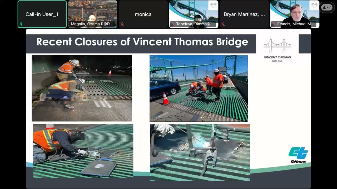 Caltrans VTB Community Advisory Committee Monthly Meeting September 25, 2025 Via Webex
