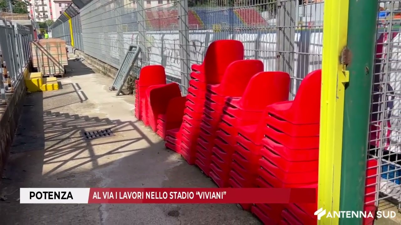 12 MAGGIO 2025 - POTENZA, AL VIA I LAVORI NELLO STADIO “VIVIANI”