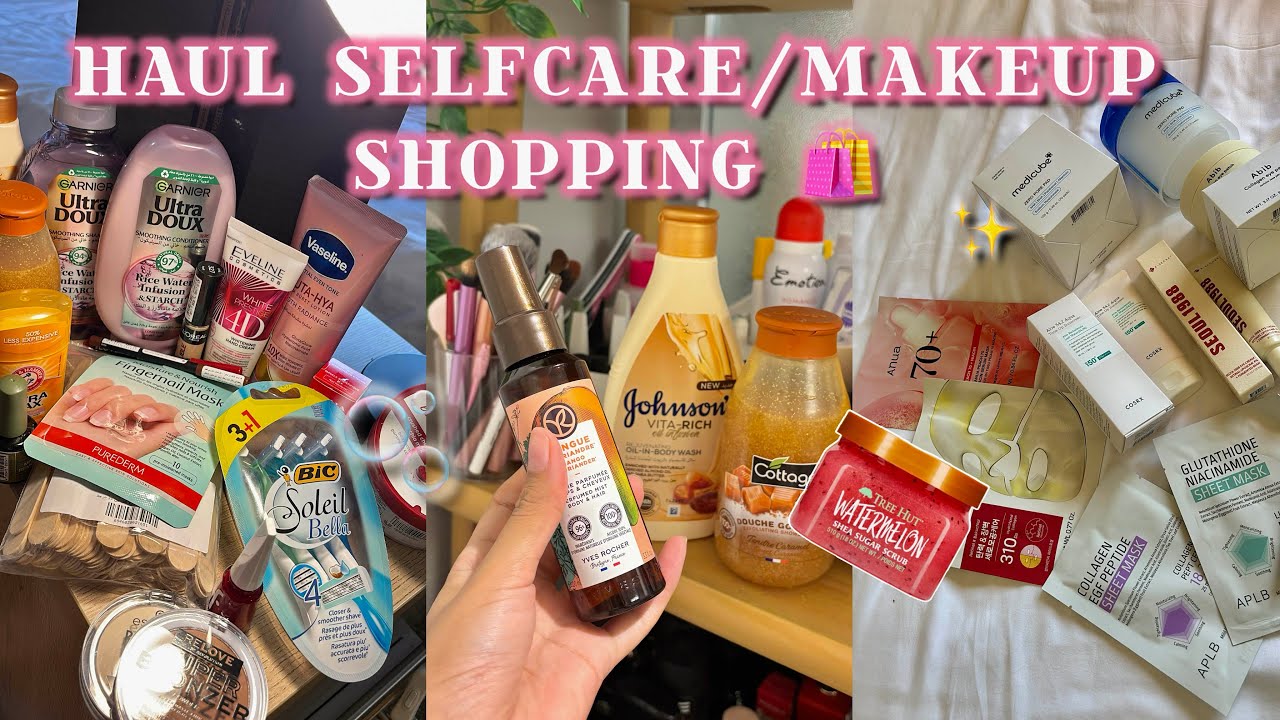 مشترياتي 🌷🛍️منتجات العناية🫧🧴ميكب💄HAUL SELFCARE PRODUCTS ✨