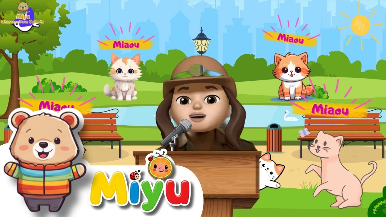 Miyu - Chansons Pour Enfants : Apprends les Couleurs et Chante avec les Animaux de la Ferme ! 🌈🐖