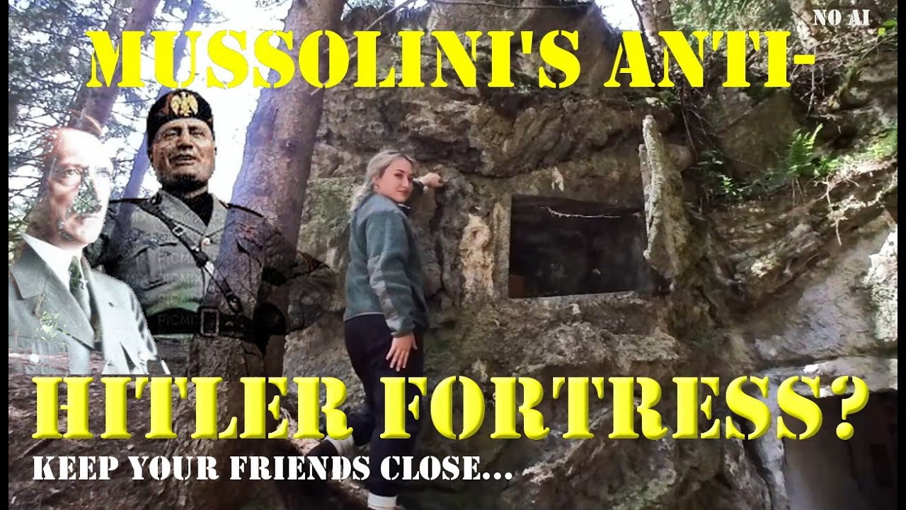 Mussolini's Alpine fortress - against Hitler. OH Yes they did