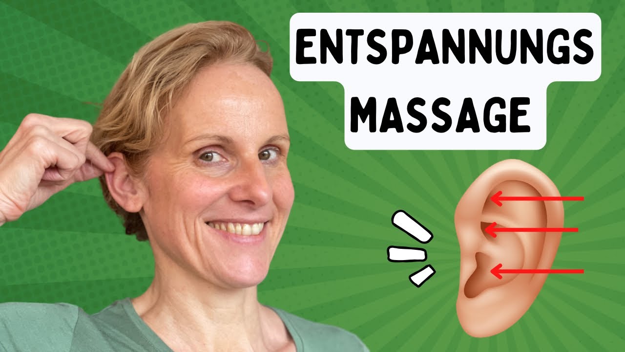 OHRMASSAGE /ENTSPANNUNGSMASSAGE/ AKTIVIERE DEINEN VAGUSNERV #antistress #vagusnervmassage