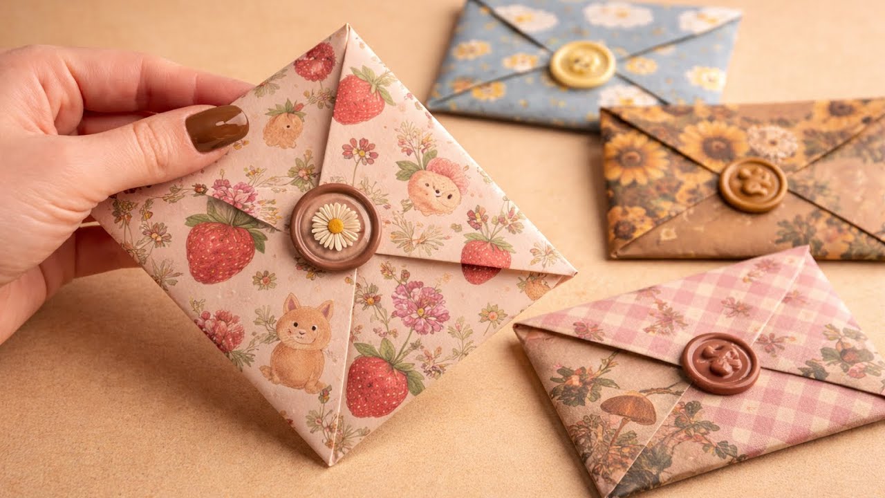 How to Make a Gift Envelope at Home | Easy DIY Paper Envelope Tutorial
