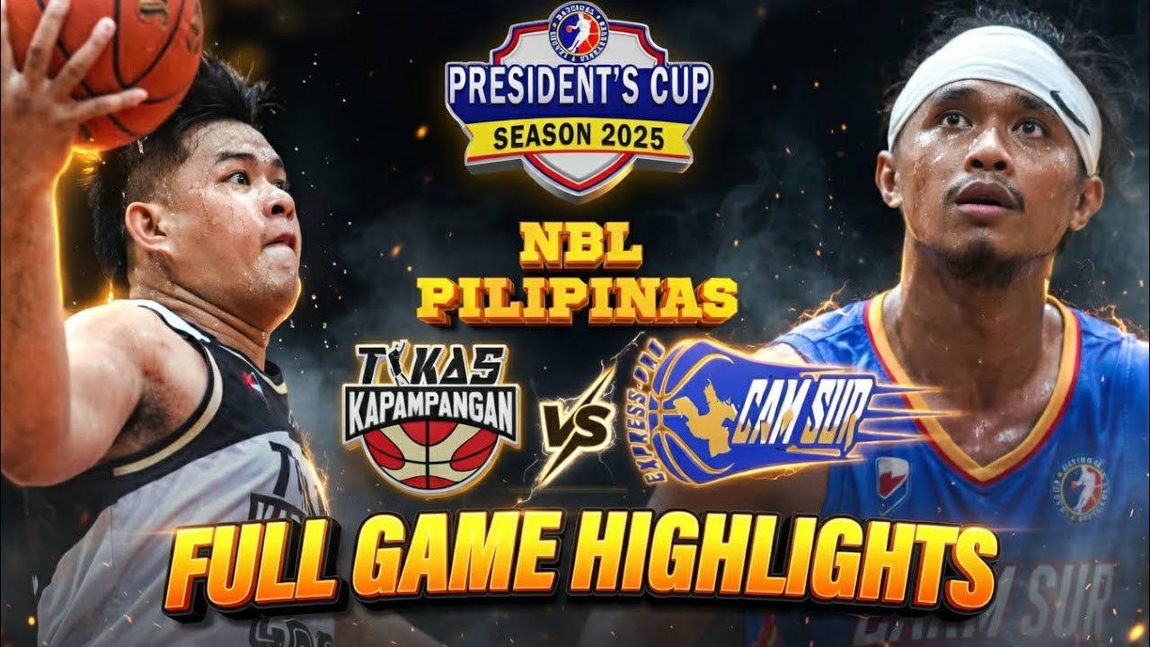 GAME 3 FINALS - TIKAS KAPAMPANGAN vs CAM SUR - Full Game Highlights | NBL President's Cup 2025