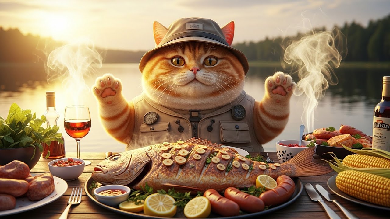 Fat Cat Grilled Fish ASMR