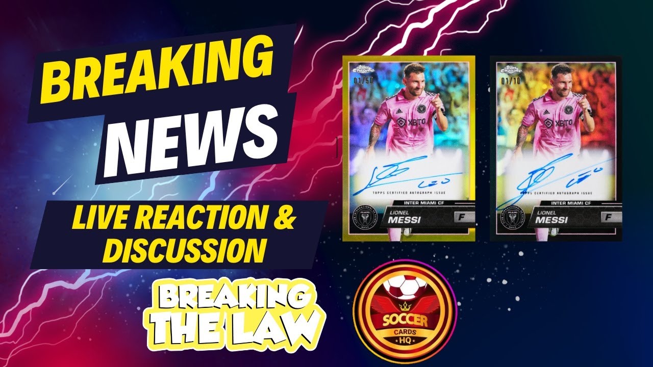 Topps MLS Mystery Redemptions are Messi On-Card Autos! Join Us for Live Reactions!