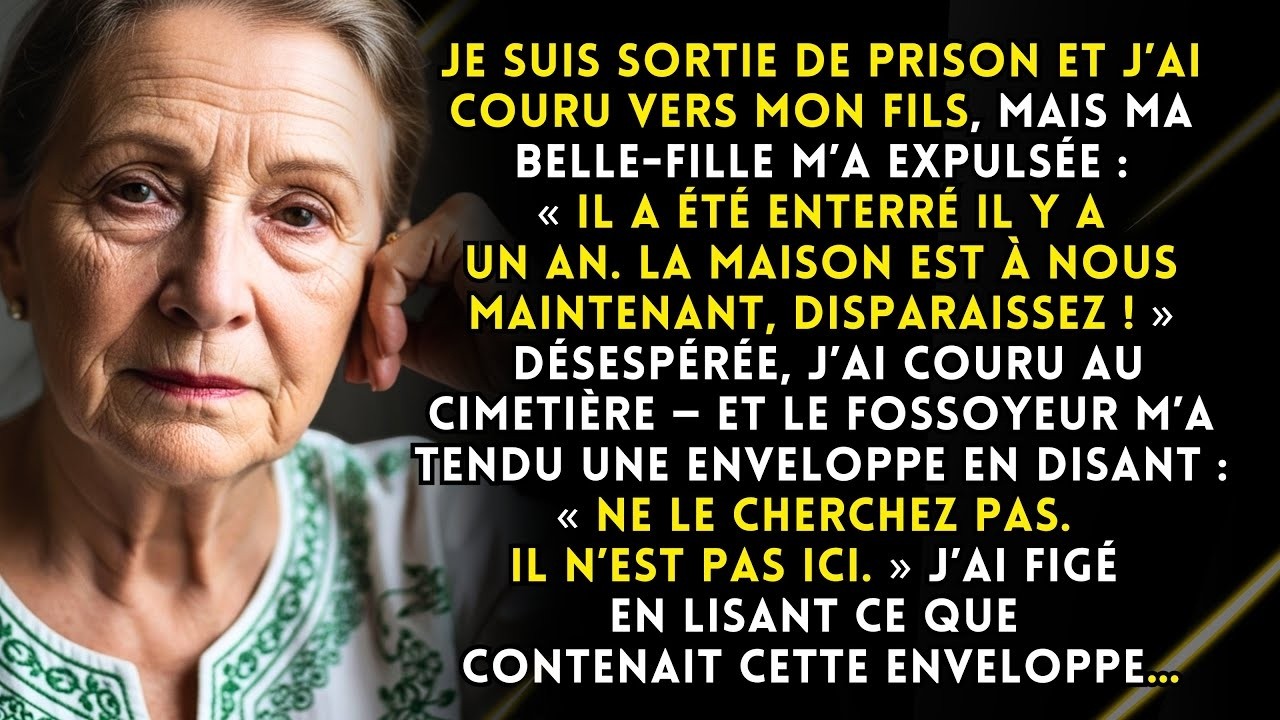 Après ma sortie de prison, j’ai appris que mon fils était mort… puis un secret caché a tout changé.
