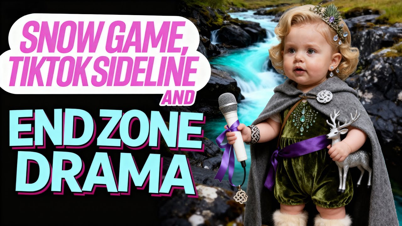 Snow Game, TikTok Sideline & End Zone Drama | Baby Leanne Morgan Stories