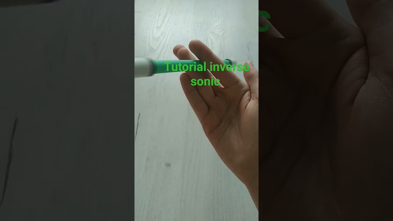 Pen spinning tutorial inverse sonic learn this trick in 10 seconds🖊️ #beginners #penspinning