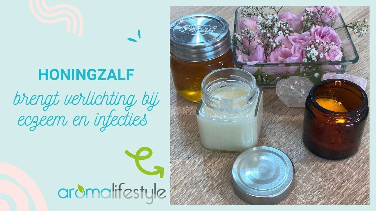Honingzalf, brengt verlichting bij eczeem, schimmelinfecties en goed voor wondverzorging.