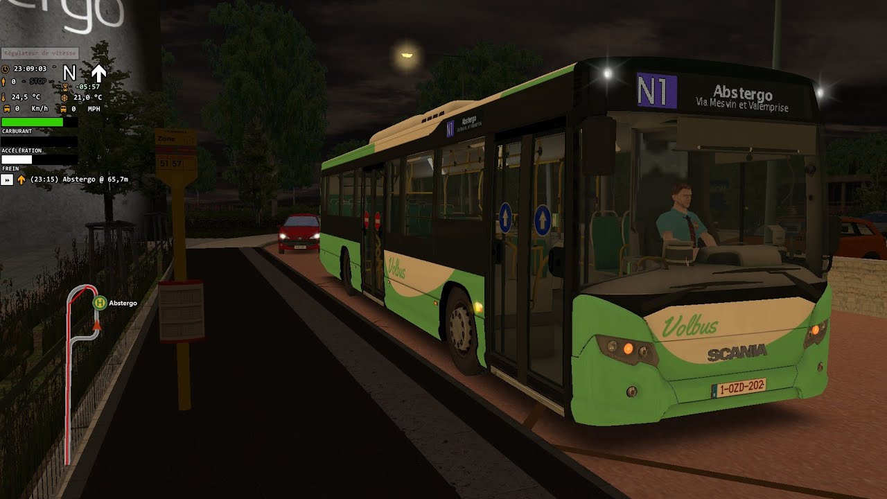 #omsi2 | #avelia v2 | Ligne N1 – Mosan Anc.Gare - Abstergo (scania citywide le ) | N°151… 1/2
