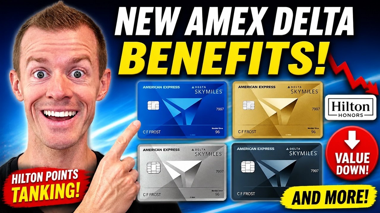 НОВЫЕ бонусы Amex Delta, ОБВАЛ баллов Hilton и МНОГОЕ ДРУГОЕ!
