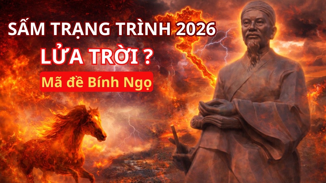 2026 – MÃ ĐỀ BÍNH NGỌ BÙNG LỬA? Giải Mã Sấm Trạng Trình & Chu Kỳ Thanh Lọc Toàn Cầu