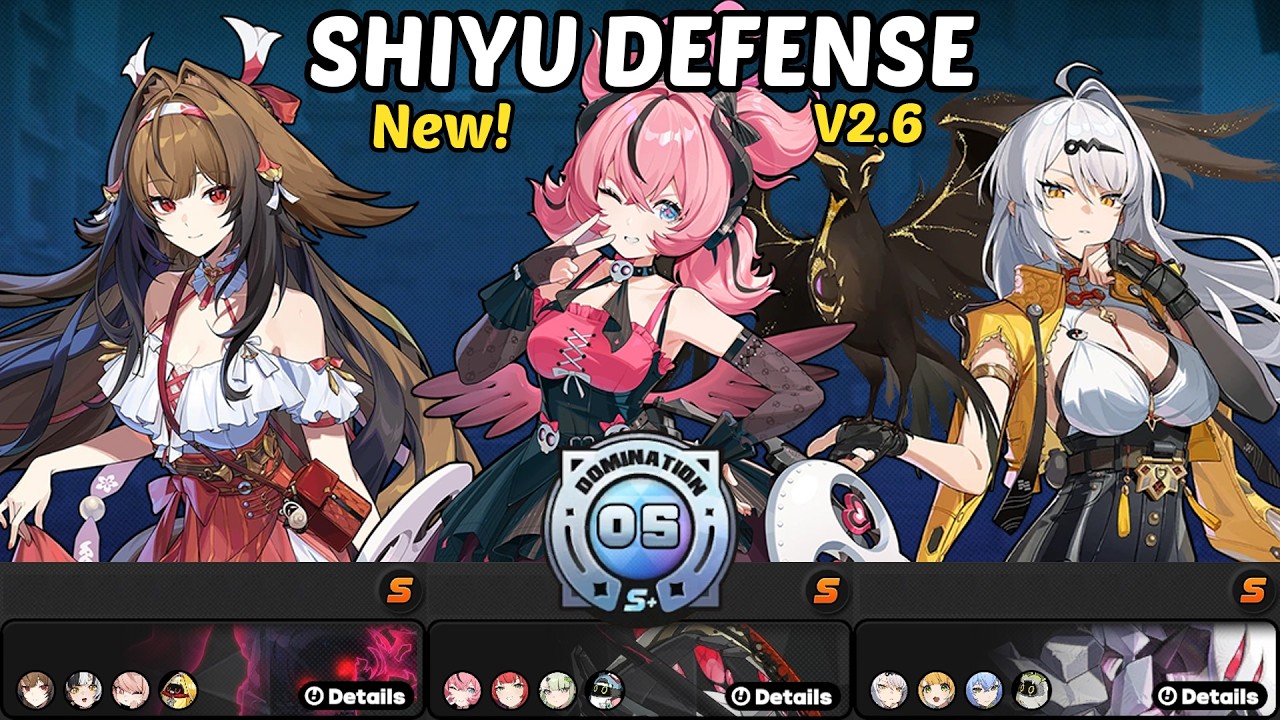 Ye Shunguang & Aria & Yixuan | NEW Shiyu Defense S+ Rank | Zenless Zone Zero 2.6