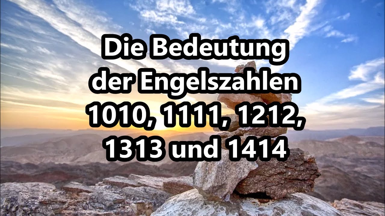 Die Bedeutung der Engelszahlen 1010, 1111, 1212, 1313 und 1414 (wiederkehrende Zahlen)