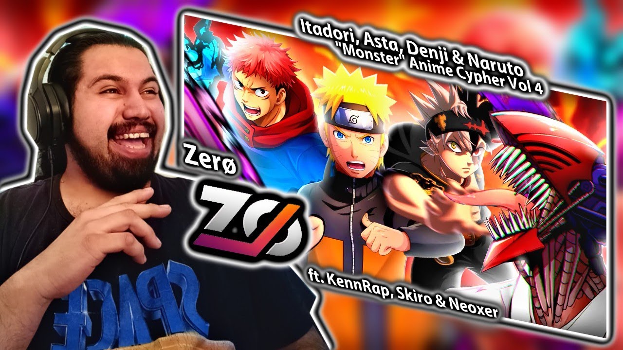 Itadori, Asta, Denji y Naruto Rap - Monster | ANIME CYPHER VOL.4 | Ft.Varios Artistas | Reaccion