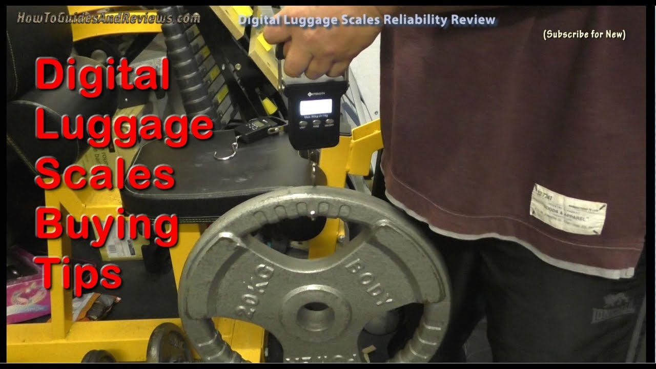 Cheap Portable Digital Luggage Scales Tested for Accuracy for Air Travel Holidays 2019