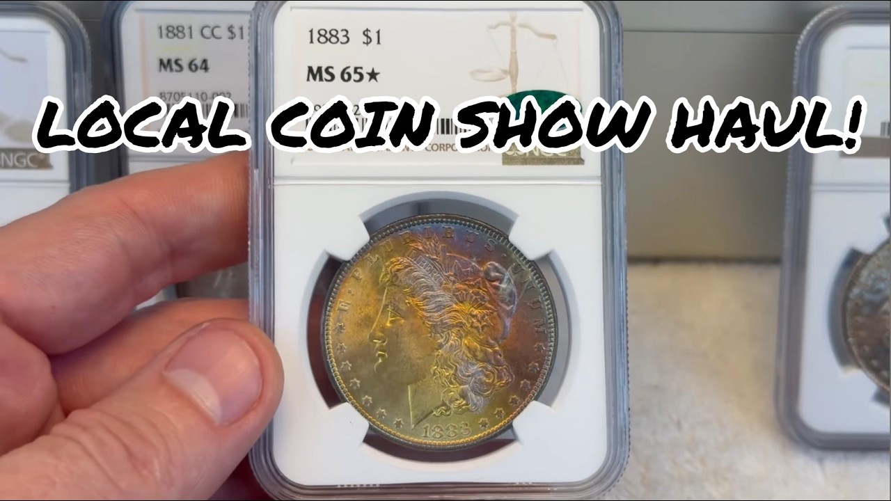 Morgan Silver Dollar Haul From Local Coin Show