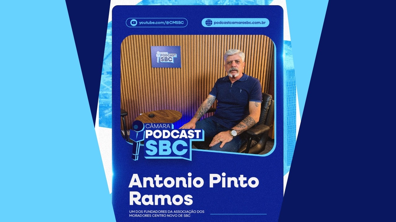 Antonio Pinto Ramos - Um dos fundadores da Associação dos Moradores Centro Novo de SBC